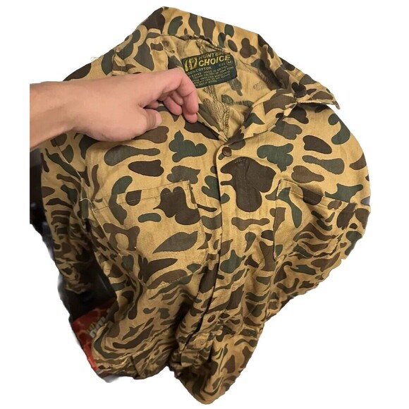 Vintage 70’s Hunter’s Choice Duck Camo Coveralls - Picture 3 of 5